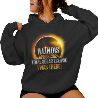 Illinois Solar Eclipse 2024 Usa Totality Women Hoodie - Monsterry DE