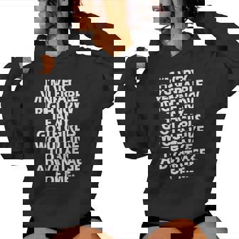 I'm Very Vulnerable Rn If Any Goth Girl Take Advantage Of Me Women Hoodie - Thegiftio
