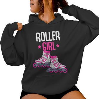 Inline Skates Roller Girl Inline Skater Girls' Kapuzenpullover für Damen - Geschenkecke