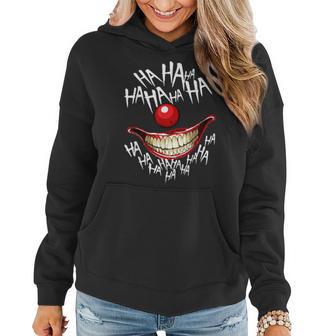 Insane Scary Woman Clown Posse Creepy Women Hoodie - Monsterry DE