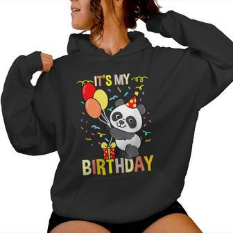 Its My Birthday Panda Animal Women Hoodie - Thegiftio UK