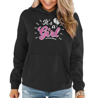 It's A Girl Gender Reveal Party Pink Or Blue Women Hoodie - Monsterry DE
