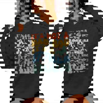 It's Not A Dad Bod It's A Father Figure Groovy Father's Day Women Hoodie | Mazezy