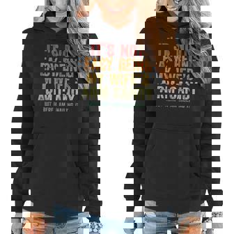 It's Not Easy Being My Wife Arm Candy Retro Vintage Women Hoodie | Mazezy
