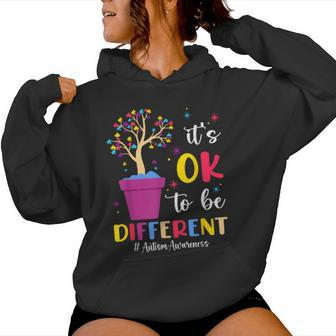 It's Ok To Be Different Plant Pot Autism Awareness Women Hoodie - Monsterry CA