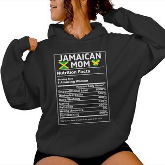 Jamaica Mom Jamaican Black Afro Jamaica Flag Roots Mom Women Hoodie - Monsterry DE