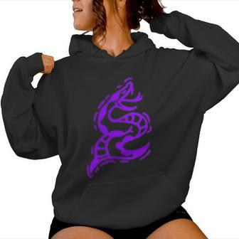 Japanese Snake Vintage Tattoo Graphic Women Hoodie - Monsterry