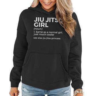 Jiu Jitsu Girl Definition Princess Martial Arts Women Hoodie - Monsterry UK
