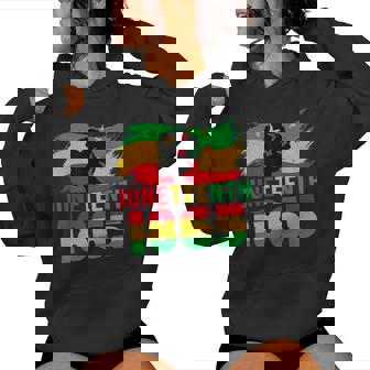 Junenth 1865 Celebrate Freedom Junenth Black Women Women Hoodie - Seseable