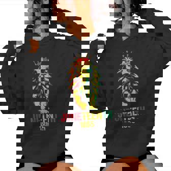 Junenth African American Black Lion 1865 King Women Women Hoodie | Mazezy