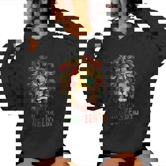 Junenth African American Black Lion 1865 King Women Hoodie - Seseable