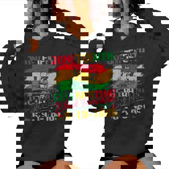 Junenth Celebrating Black Freedom 1865 African Men Women Hoodie | Mazezy