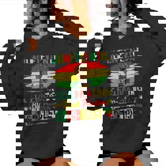 Junenth Celebrating Black Freedom June 19 1865 Women Women Hoodie - Seseable