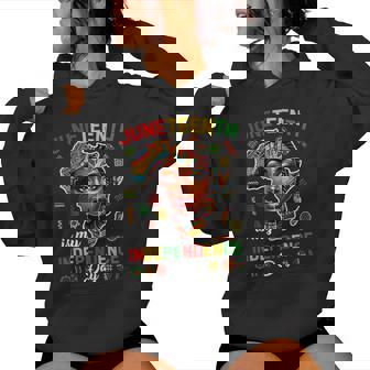 Junenth Is My Independence Day 1865 African Girls Women Hoodie | Mazezy