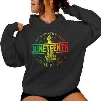 Junenth Is My Independence Day Afro Junenth Women Hoodie - Monsterry DE