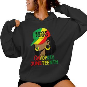 Junenth Messy Bun Junenth Celebrate 1865 Women Women Hoodie - Monsterry AU