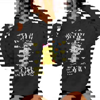 Just A Girl Who Loves Ducks Lovers Outfits Kawaii Animals Women Hoodie - Thegiftio