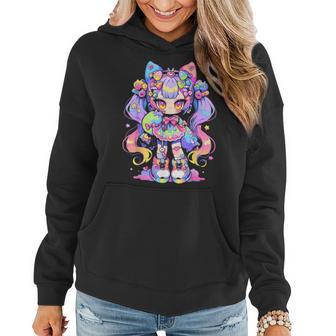 Kawaii Chibi Girl Decora Fairy Kei Anime Manga Harajuku Women Hoodie - Monsterry DE