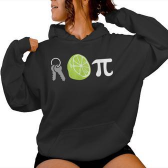 Key Lime Pi Pi Day Symbol Math Geek Teacher T Women Hoodie - Monsterry