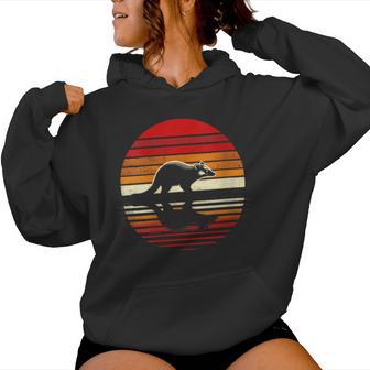 Kinkajou Sunset Retro Style Safari Vintage 70S Women Hoodie - Monsterry DE