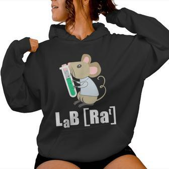 Lab Rat Science Chemistry Teacher Student Women Hoodie - Monsterry