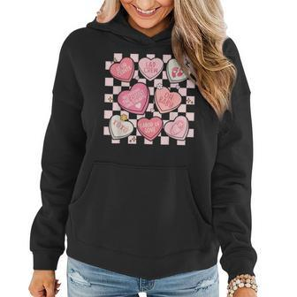 Labor And Delivery Nurse Hearts Candy Valentine's Day Women Hoodie | Mazezy DE