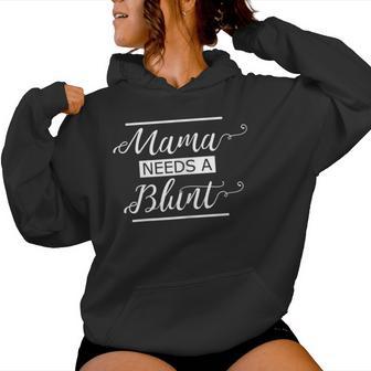 Ladies Mama Braucht Einen Dumpfen 420 Cannamama Stoner Mom Weed Cannabis Kapuzenpullover für Damen - Geschenkecke