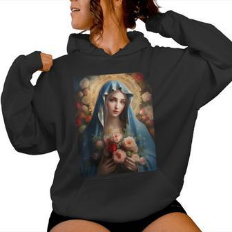 Our Lady Virgin Mary Holy Mary Holy Virgin Mother Mary Women Hoodie - Thegiftio UK