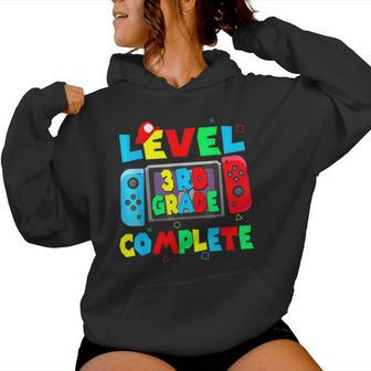 Level 3Rd Grade Complete Last Day Of School Video Game Women Hoodie - Monsterry AU