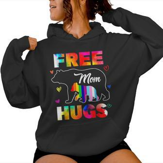 Lgbtq Pride Mama Bear Free Mom Hugs Lgbt Pride Month Women Hoodie - Monsterry AU