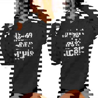Life Is Short And So Is My Pénis Humour Ironic Sweat à capuche femme - Cadeauxyz