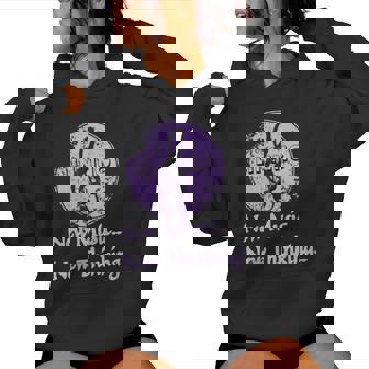 Linking Up New Music New Thinking Women Hoodie - Thegiftio