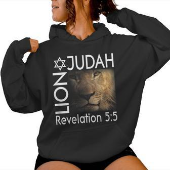 Lion Of Judah Christian Messianic Women Hoodie - Seseable