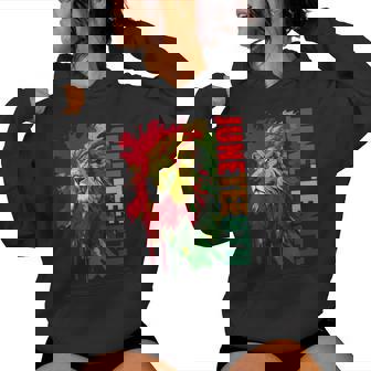 Lion Junenth African American Black Lion 1865 Women Hoodie | Mazezy