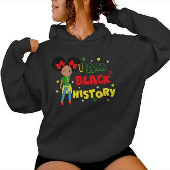 Little Girl I Am Black History Month African Kid Toddler Women Hoodie - Monsterry AU