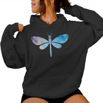 Love Dragonflies Child Small Simple Minimalist Dragonfly Women Hoodie - Monsterry