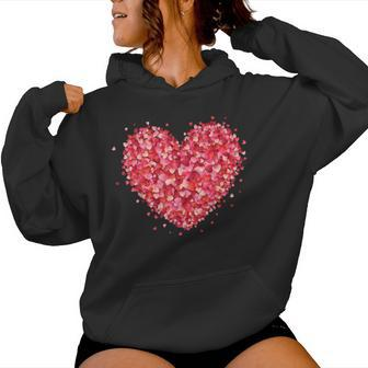 Love Heart Graphic Valentine's Day Girls Boys Hearts Women Hoodie - Monsterry