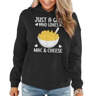 Macaronie & Cheese Girl Who Loves Mac & Cheese Women Hoodie - Monsterry DE