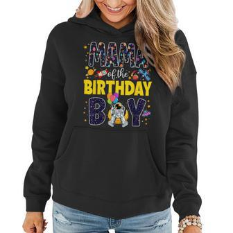 Mama Of The Birthday Boy Mom 2Nd Outer Space Outfit Party Women Hoodie - Monsterry