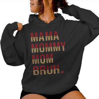 Mama Mama Mama Bruh Leopard Büffel Lustig Muttertag Frauen Kapuzenpullover für Damen - Geschenkecke