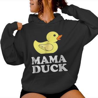 Mama Duck Mother Bird Women Hoodie - Monsterry