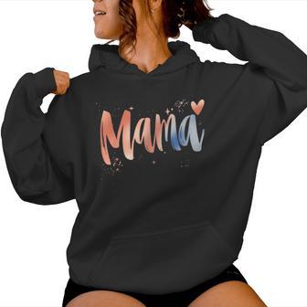 Mama Herz Grafik Mama Mama Leben Muttertag 2024 Damen Kapuzenpullover für Damen - Geschenkecke