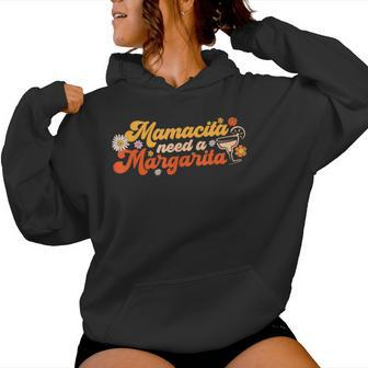 Mamacita Needs A Margarita Cinco De Mayo Mexican Mom Groovy Women Hoodie - Monsterry UK