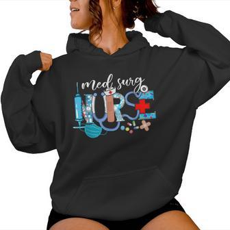Med Surg Nurse Cute Nurses Week Surgical Medical Women Hoodie - Thegiftio UK