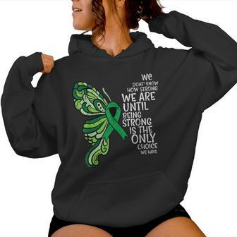 Mental Health Being Strong Only Choice Awareness Girls Women Hoodie - Seseable