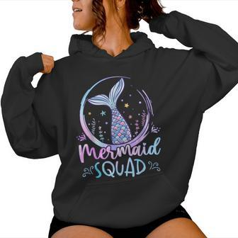 Mermaid Birthday Squad Party Girls Mermaid Women Hoodie | Mazezy