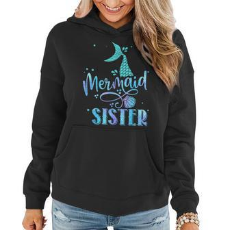 Mermaid Sister Girls Family Matching Party Squad Women Hoodie - Thegiftio UK