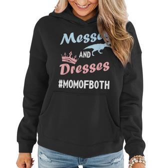 Messes And Dresses Super Cute Mom Of Both Women Hoodie - Monsterry CA