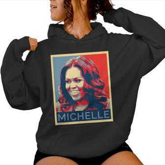 Michelle Obama Black Black History Month Women Hoodie | Seseable CA