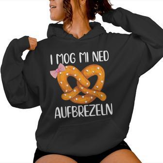 I Mog Mi Ned Aufbrezelnolksfest Beer Dirndl Costume S Kapuzenpullover für Damen - Seseable